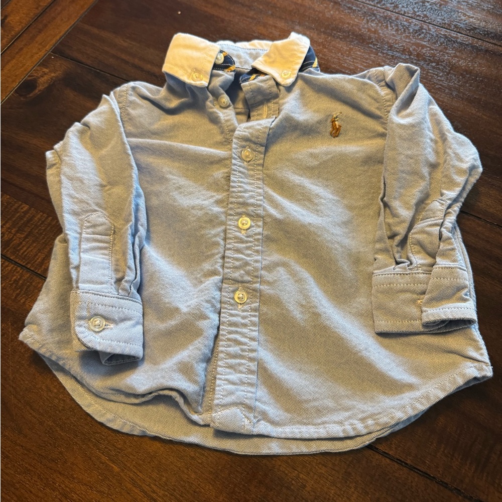 Ralph Lauren classic denim button down size 12 months